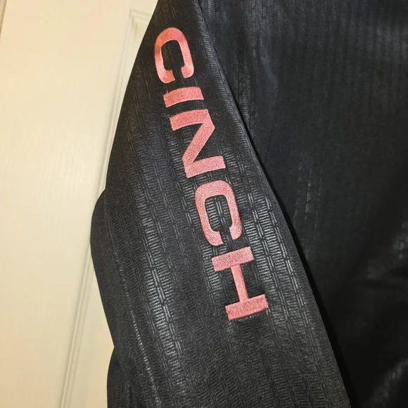 Cinch Miller Storm Defense Concealed Carry Jacket Women's Large Embossed Black - Picture 5 of 13